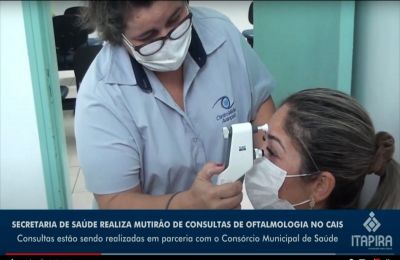Secretaria de Saúde realiza mutirão de consultas de oftalmologia no CAIS